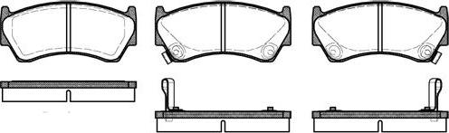 NEW BLOX NB23006V04 - Тормозные колодки, дисковые, комплект autospares.lv