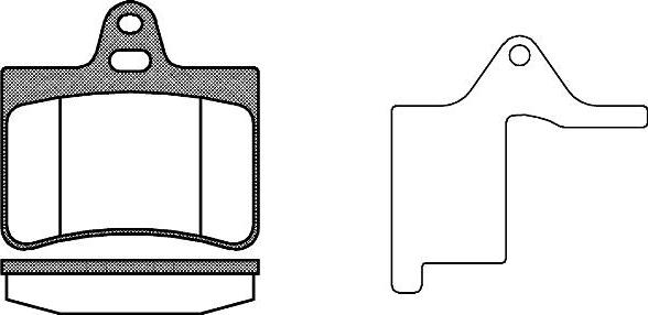 NEW BLOX NB23305S02 - Тормозные колодки, дисковые, комплект autospares.lv