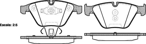 NEW BLOX NB23313A01 - Тормозные колодки, дисковые, комплект autospares.lv