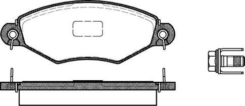 NEW BLOX NB23205S01 - Тормозные колодки, дисковые, комплект autospares.lv