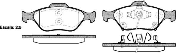 NEW BLOX NB23202V02 - Тормозные колодки, дисковые, комплект autospares.lv