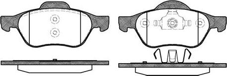 NEW BLOX NB23215A01 - Тормозные колодки, дисковые, комплект autospares.lv