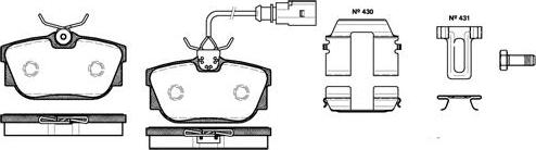 NEW BLOX NB23224V02 - Тормозные колодки, дисковые, комплект autospares.lv