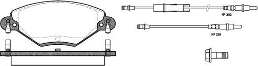 NEW BLOX NB23277V04 - Тормозные колодки, дисковые, комплект autospares.lv