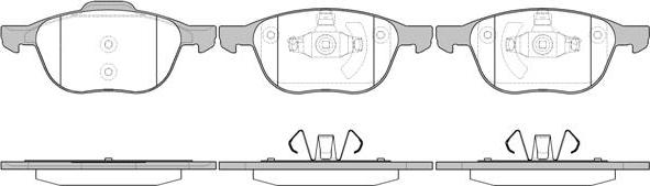 NEW BLOX NB23723S00 - Тормозные колодки, дисковые, комплект autospares.lv