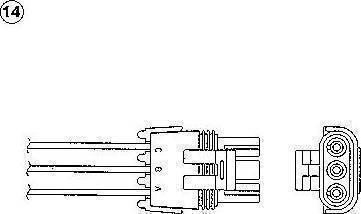 NGK 93892 - Лямбда-зонд, датчик кислорода autospares.lv