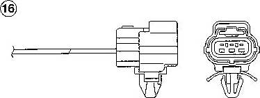 NGK 91575 - Лямбда-зонд, датчик кислорода autospares.lv