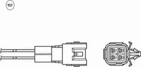 NGK 93752 - Лямбда-зонд, датчик кислорода autospares.lv