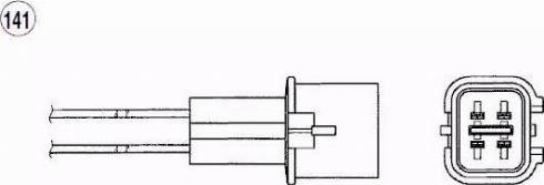 NGK 97059 - Лямбда-зонд, датчик кислорода autospares.lv