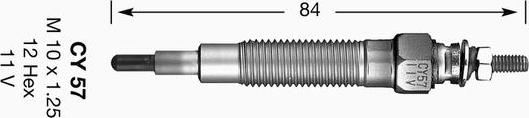 NGK 4994 - Свеча накаливания autospares.lv