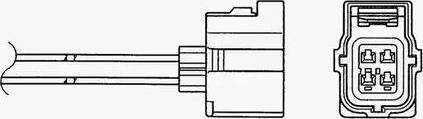 NGK 90950 - Лямбда-зонд, датчик кислорода autospares.lv