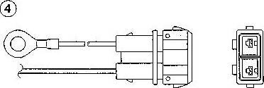NGK 1822 - Лямбда-зонд, датчик кислорода autospares.lv