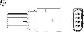 NGK 1886 - Лямбда-зонд, датчик кислорода autospares.lv
