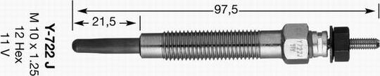 NGK 2686 - Свеча накаливания autospares.lv