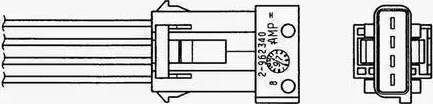NGK 7979 - Лямбда-зонд, датчик кислорода autospares.lv
