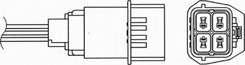 NGK OZA447-E42 - Лямбда-зонд, датчик кислорода autospares.lv