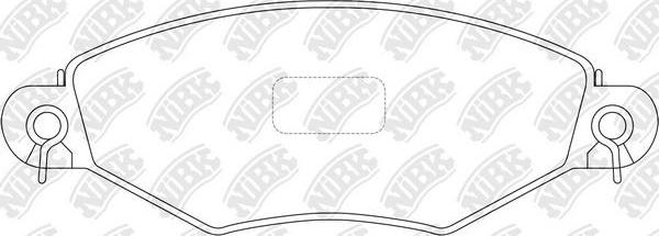 NiBK PN0178 - Тормозные колодки, дисковые, комплект autospares.lv