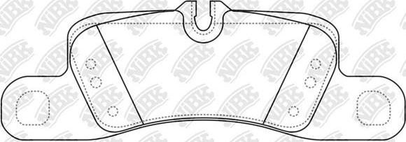 NiBK PN0751 - Тормозные колодки, дисковые, комплект autospares.lv