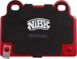 NiBK PN23002S - Комплект высокоэффективных тормозных колодок autospares.lv