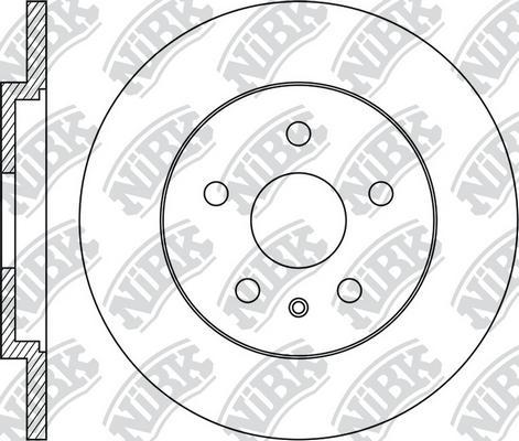 NiBK RN1959 - Тормозной диск autospares.lv