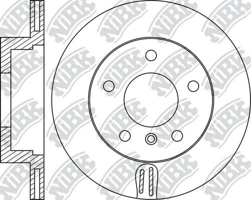 NiBK RN1963 - Тормозной диск autospares.lv