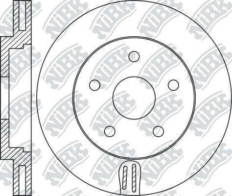 NiBK RN1916 - Тормозной диск autospares.lv