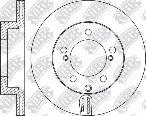 NiBK RN1975 - Тормозной диск autospares.lv