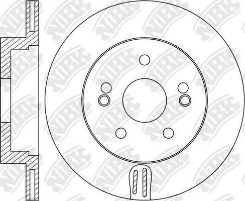 FTE BS7539 - Тормозной диск autospares.lv