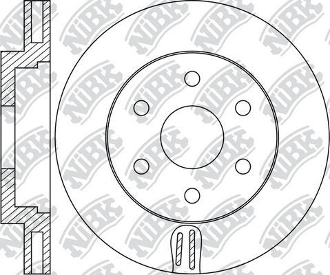 NiBK RN1894 - Тормозной диск autospares.lv