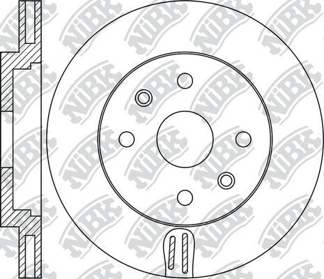 NK D2039101 - Тормозной диск autospares.lv