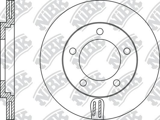 NiBK RN1343 - Тормозной диск autospares.lv