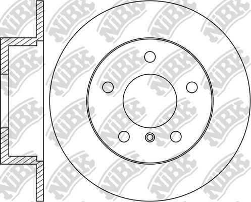 NiBK RN1300 - Тормозной диск autospares.lv