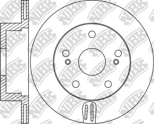 NiBK RN2008 - Тормозной диск autospares.lv