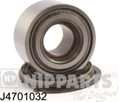 Nipparts J4701032 - Подшипник ступицы колеса, комплект autospares.lv