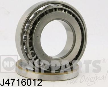 Nipparts J4716012 - Подшипник ступицы колеса, комплект autospares.lv