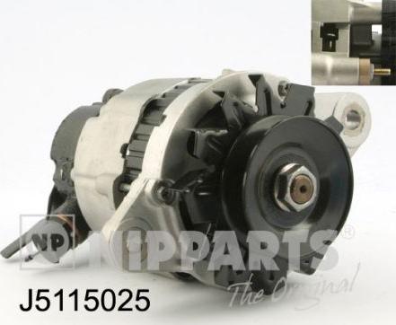 Nipparts J5115025 - Генератор autospares.lv