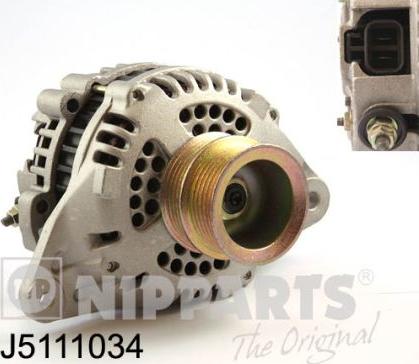 Nipparts J5111034 - Генератор autospares.lv