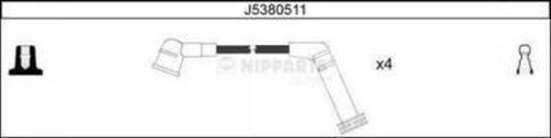 Nipparts J5380511 - Комплект проводов зажигания autospares.lv