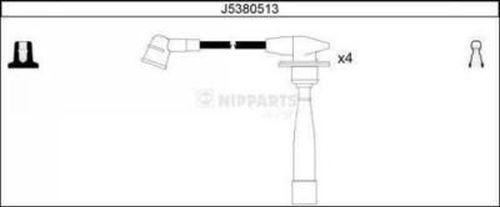 Nipparts J5380513 - Комплект проводов зажигания autospares.lv