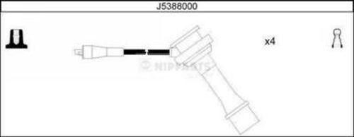 Nipparts J5388000 - Комплект проводов зажигания autospares.lv