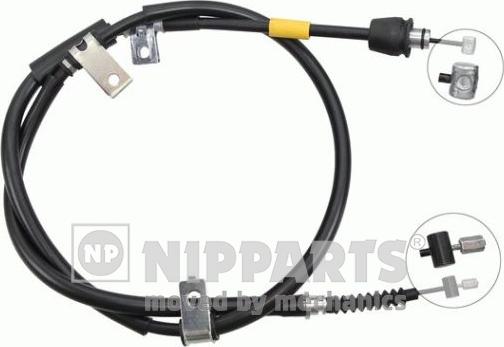 Nipparts J19064 - Тросик, cтояночный тормоз autospares.lv