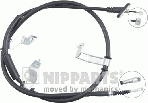 Nipparts J19809 - Тросик, cтояночный тормоз autospares.lv