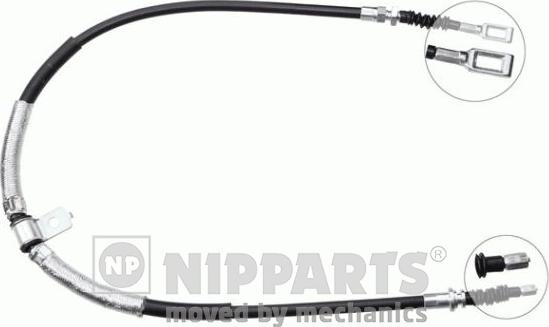 Nipparts J18955 - Тросик, cтояночный тормоз autospares.lv