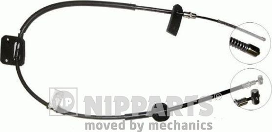 Nipparts J12627 - Тросик, cтояночный тормоз autospares.lv