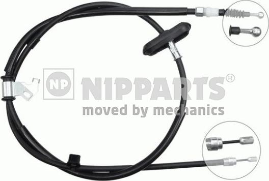 Nipparts J12060 - Тросик, cтояночный тормоз autospares.lv