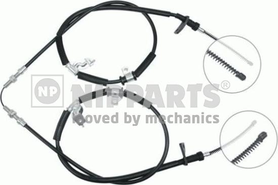 Nipparts J12235 - Тросик, cтояночный тормоз autospares.lv