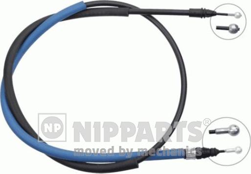 Nipparts J17267 - Тросик, cтояночный тормоз autospares.lv