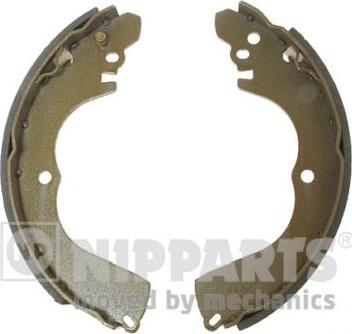 Nipparts J3505037 - Комплект тормозных колодок, барабанные autospares.lv