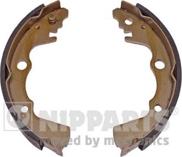 Nipparts J3507007 - Комплект тормозных колодок, барабанные autospares.lv