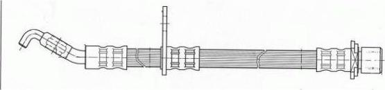 Nipparts N3706032 - Тормозной шланг autospares.lv